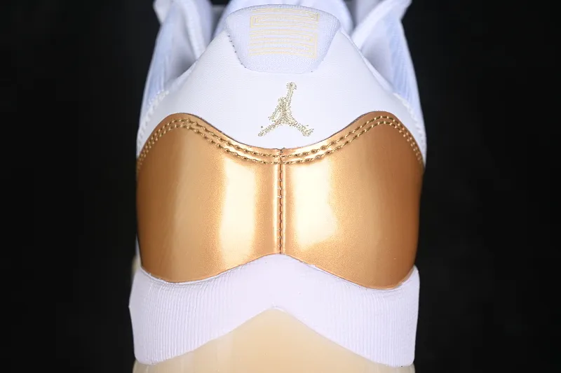 All categories Air Jordan Jordan series basketball shoes Air Jordan 11 Air Jordan 11 Low "Metallic Gold" AJ11 Joe 11 Platinum AH7860-102